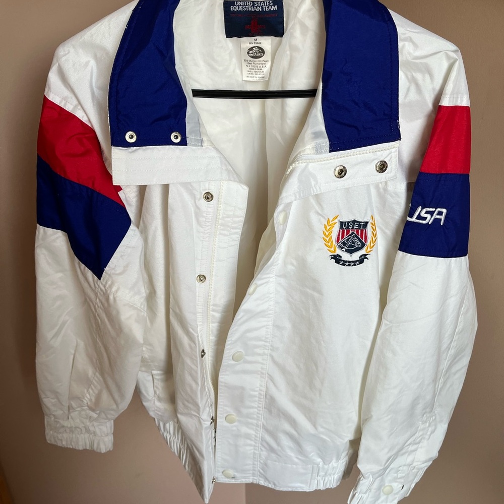 White USA Equestrian Team Jacket